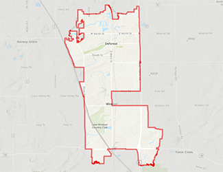 Map of District 22